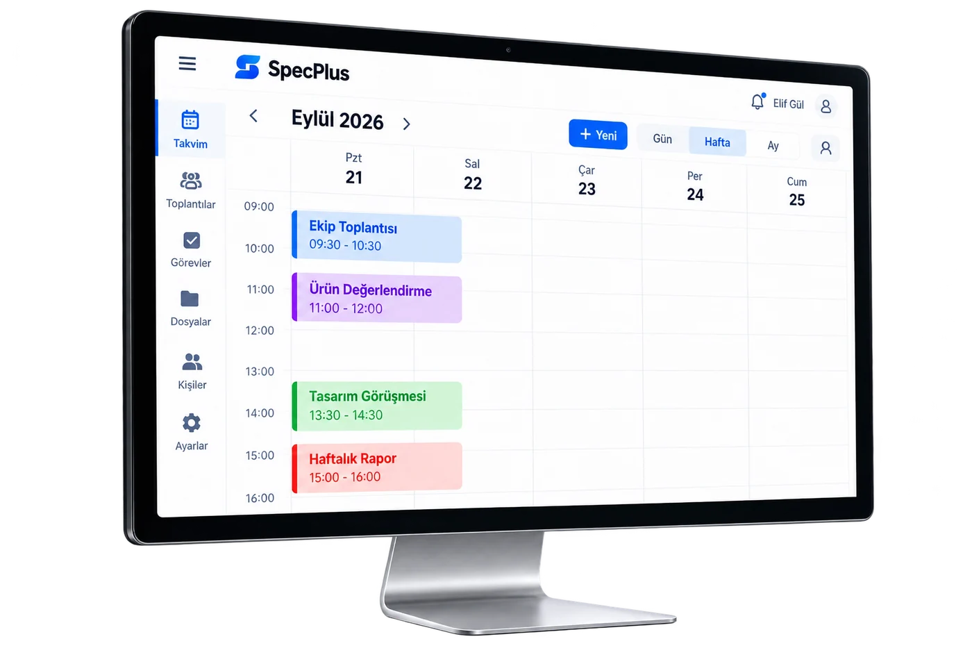 SpecPlus Calendar