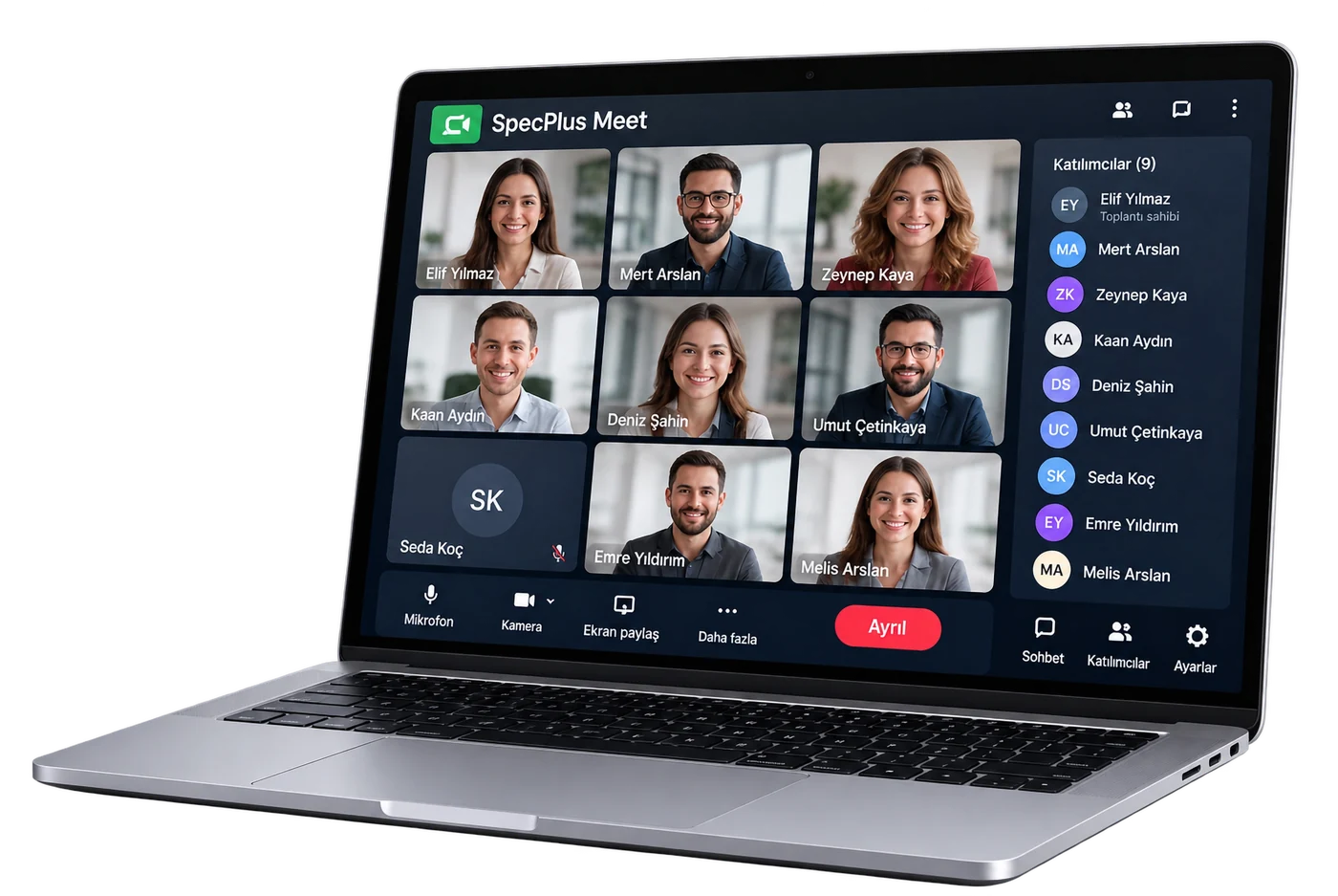 SpecPlus Meet ürün ekranı